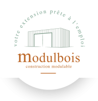 logo modulbois pour construction de bloc préfabriqués en bois pour des bureaux temeporaires ou une habitation à La Rochelle en Charente-Maritime 17 